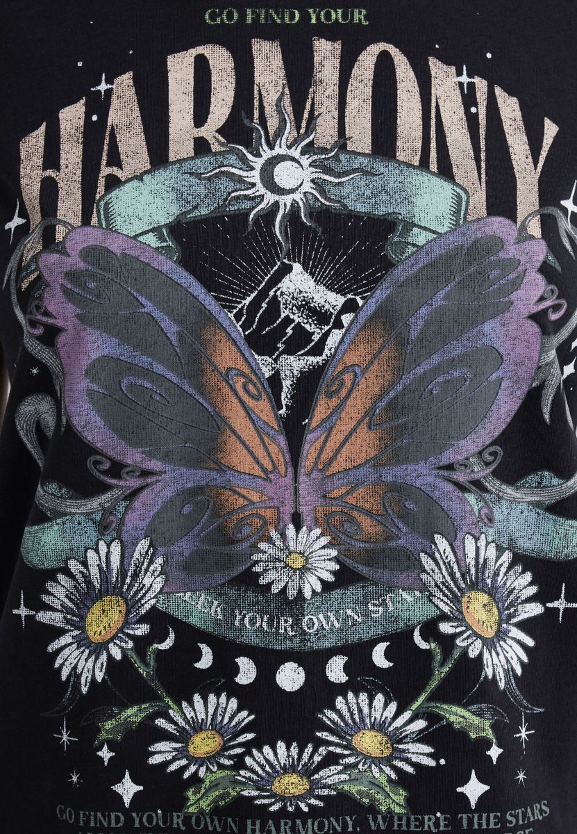 BUTTERFLY PRINTED T-SHIRT
