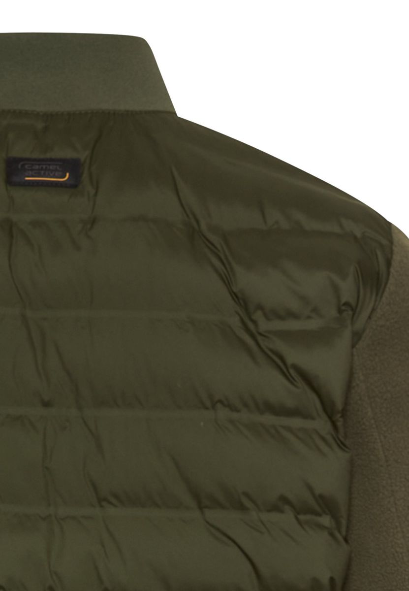Blouson im Stepp-Fleece-Mix