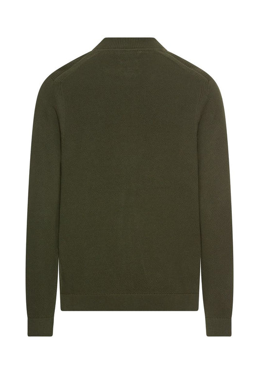 Strickjacke im Bomberstil