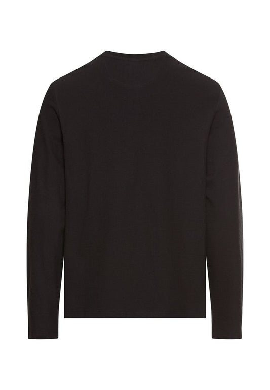 Henleyshirt aus reiner Baumwolle