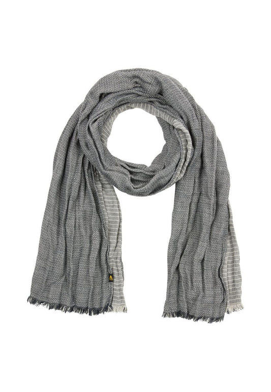 Baumwollschal mit gewebter Struktur und hohem Tragekomfort