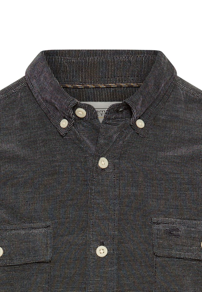 Langarm Shirt mit aufgesetzten Taschen