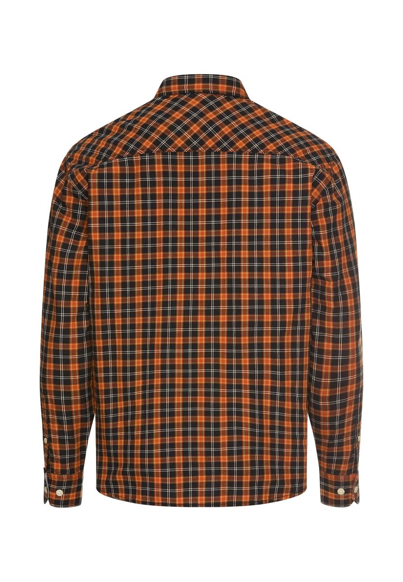 Langarm Shirt aus reiner Baumwolle mit Button-Down-Kragen