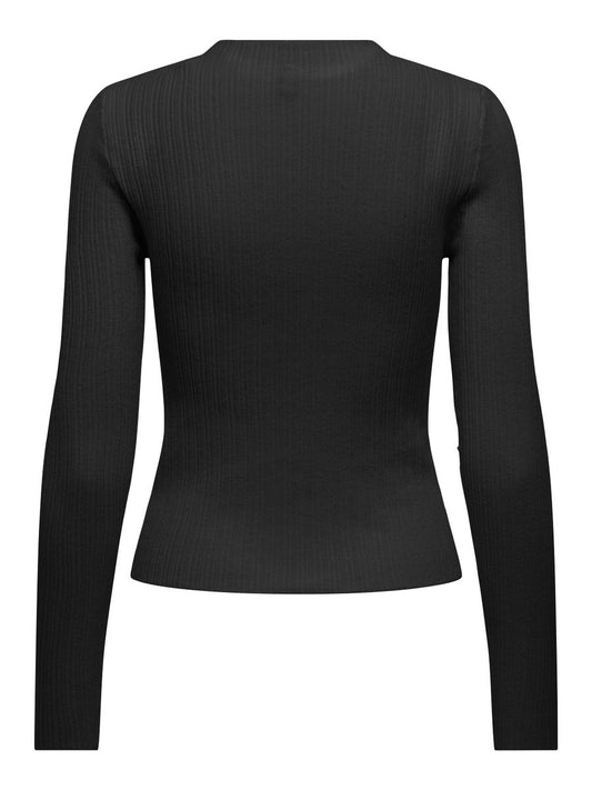 ONLCOCO LIFE LS RIB MOCK NECK CC KNT