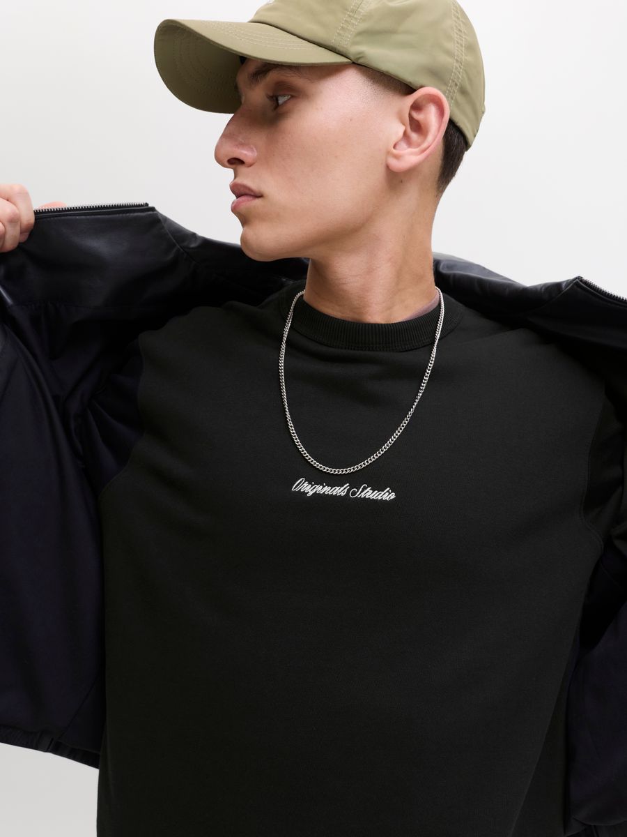 JORNORREBRO EMB SWEAT CREW NOOS