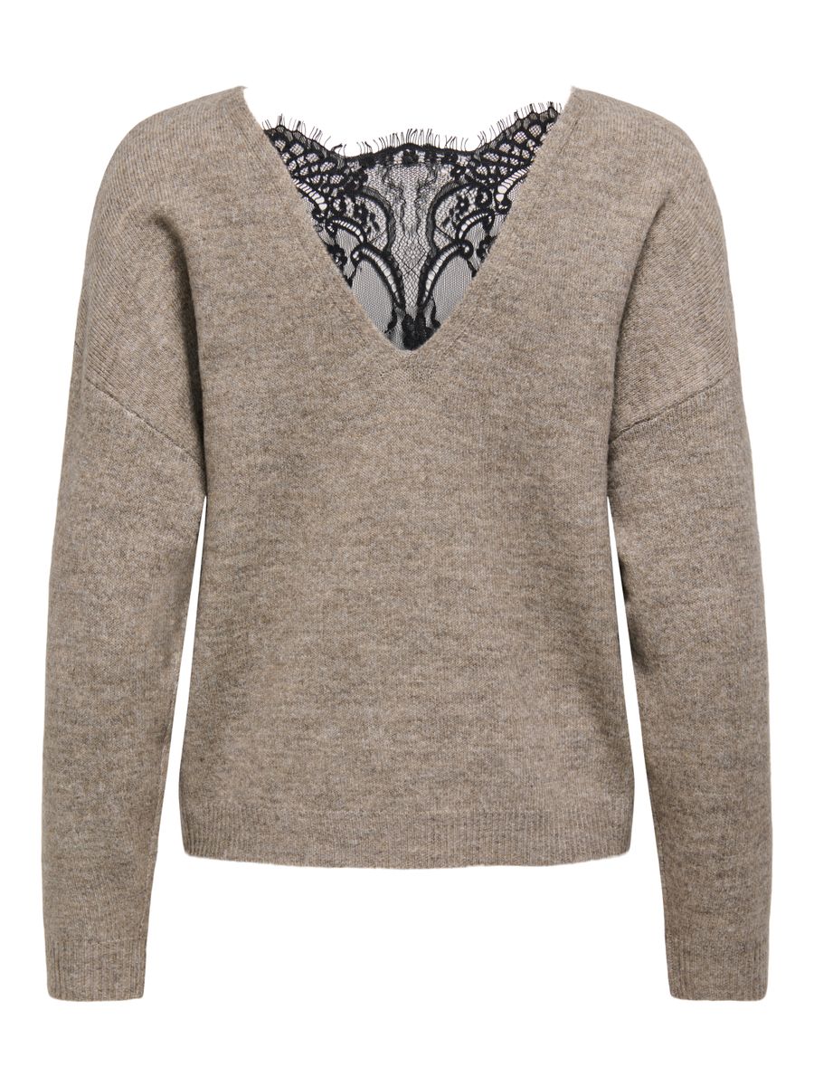 ONLADELE LS LACE MIX O-NECK CC KNT