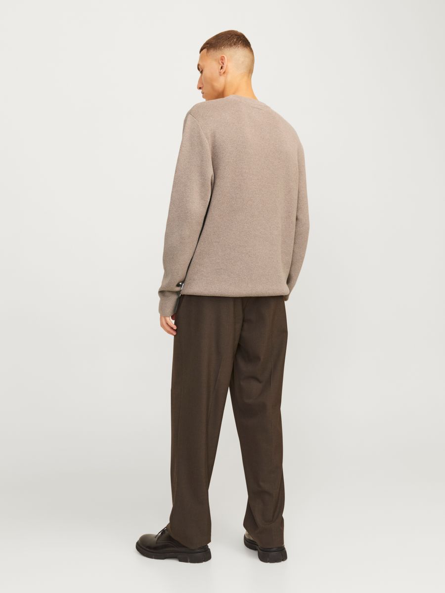 JPRBLAMILANO STITCH KNIT CREW NECK SN
