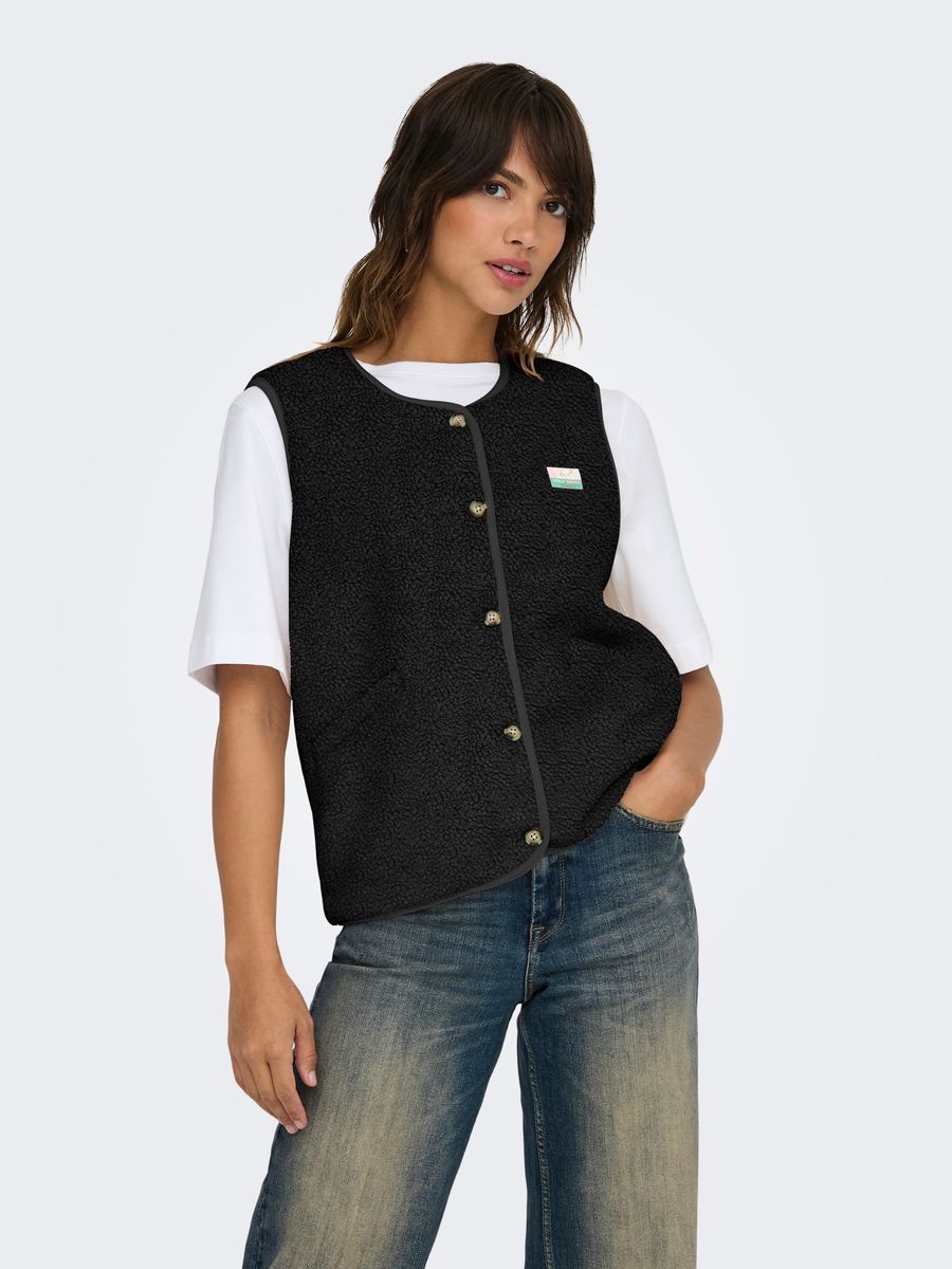 ONLBABY LIFE TEDDY VEST PNT CS