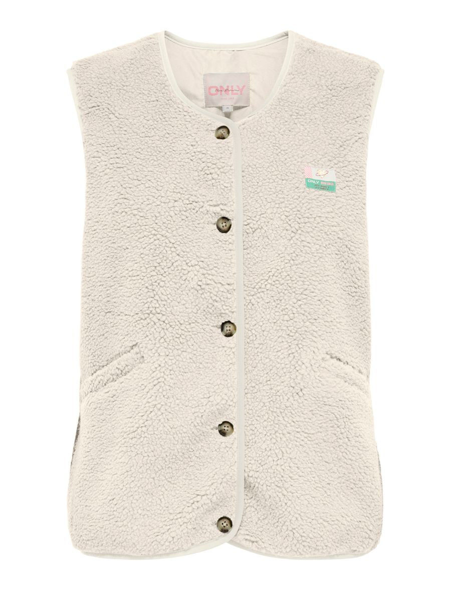 ONLBABY LIFE TEDDY VEST PNT CS