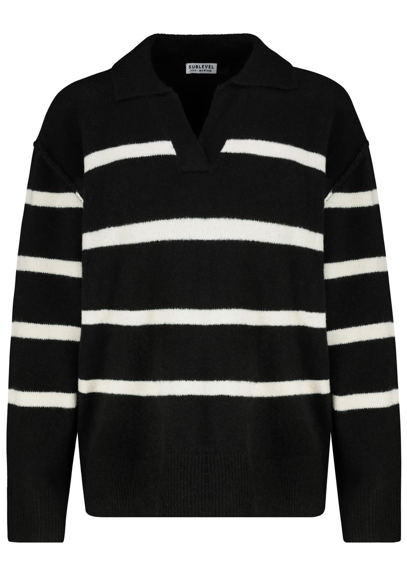 DOB Strick Pullover, langarm, übers