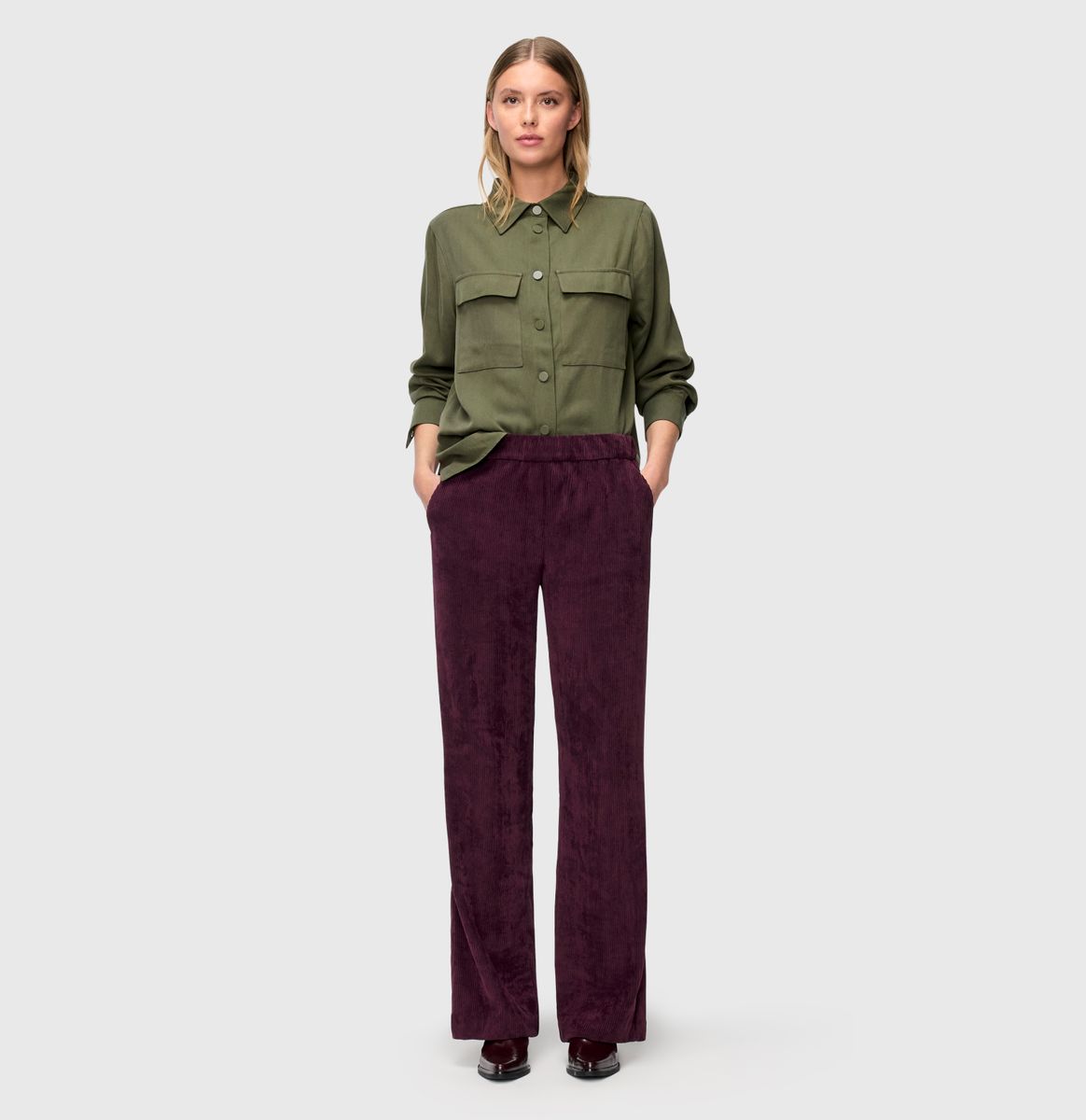 MAC JEANS - CHIARA, Fluid corduroy