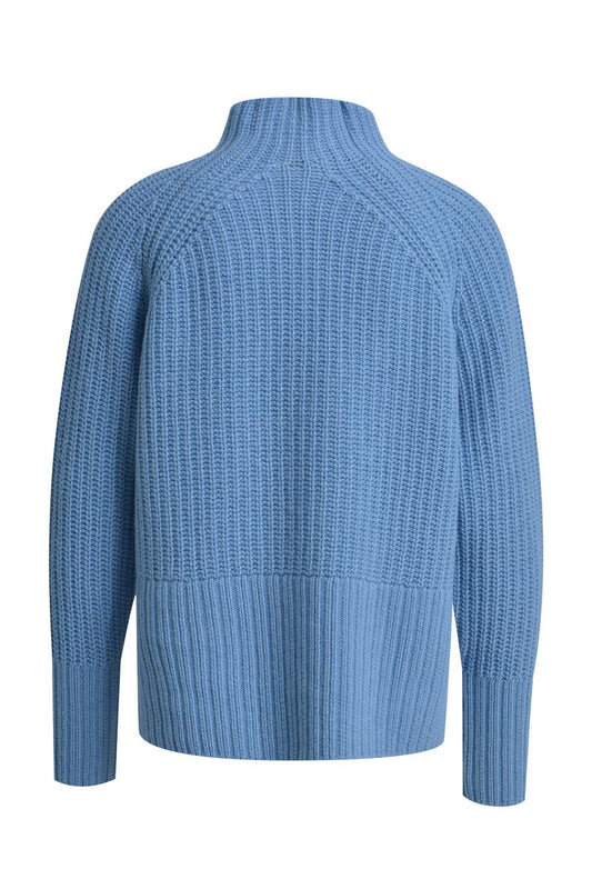 turtle neck pullover 1/1 raglan sleeve