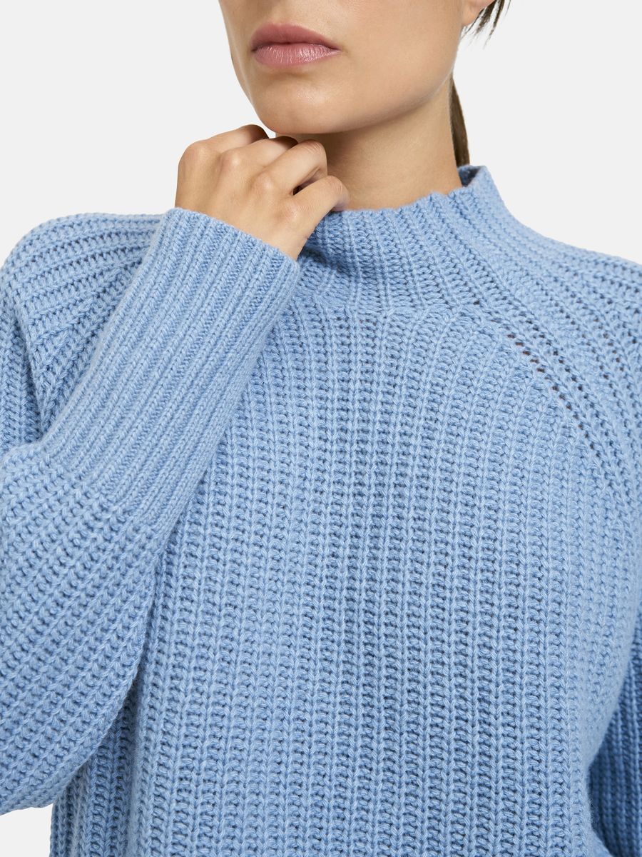 turtle neck pullover 1/1 raglan sleeve