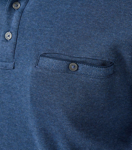 Polo-Shirt Langarm gestreift