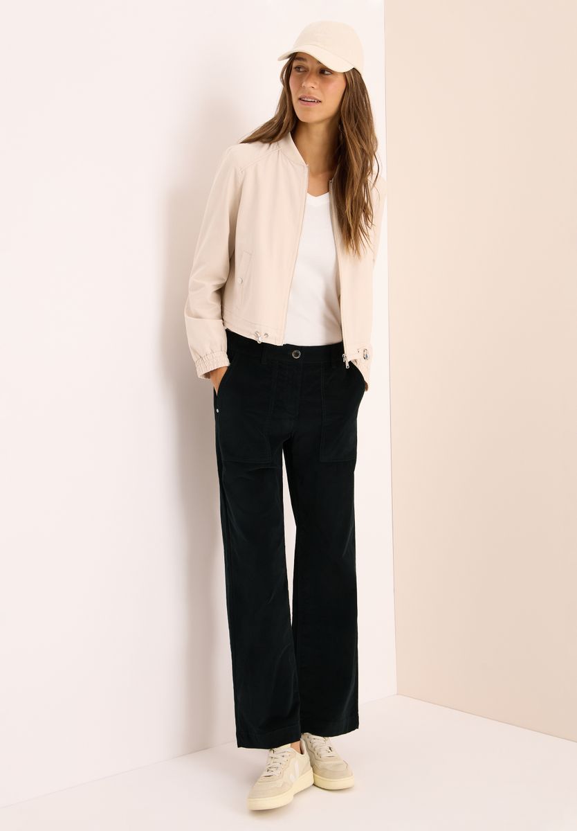 Wide Leg Cordhose