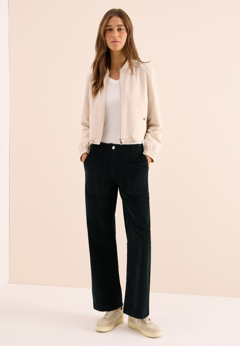 Wide Leg Cordhose