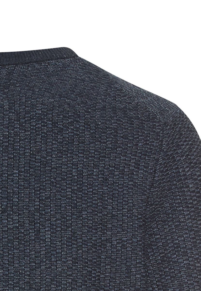 Pullover aus Baumwoll-Polyacryl-Mix mit strukturierten Oberflächen