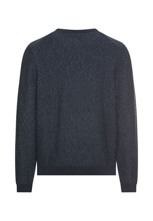 Pullover aus Baumwoll-Polyacryl-Mix mit strukturierten Oberflächen