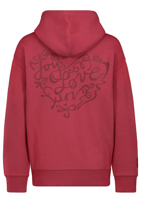 DOB Sweat, langarm, Kapuze mit Dart