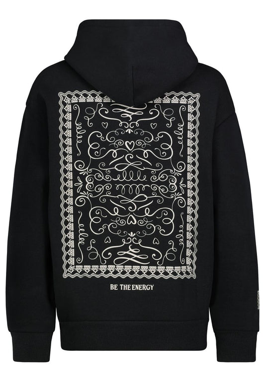 DOB Sweat, langarm, Kapuze mit Dart