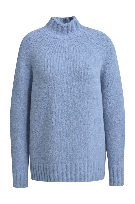 Turtle Neck Pullover with raglan 1/1 sleeves