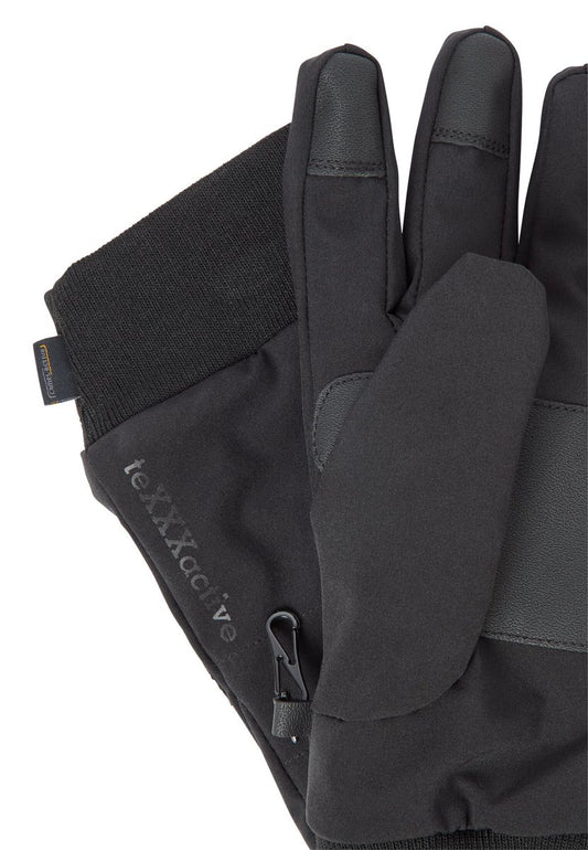 Funktionale Handschuhe aus Leder mit elastischem Bund