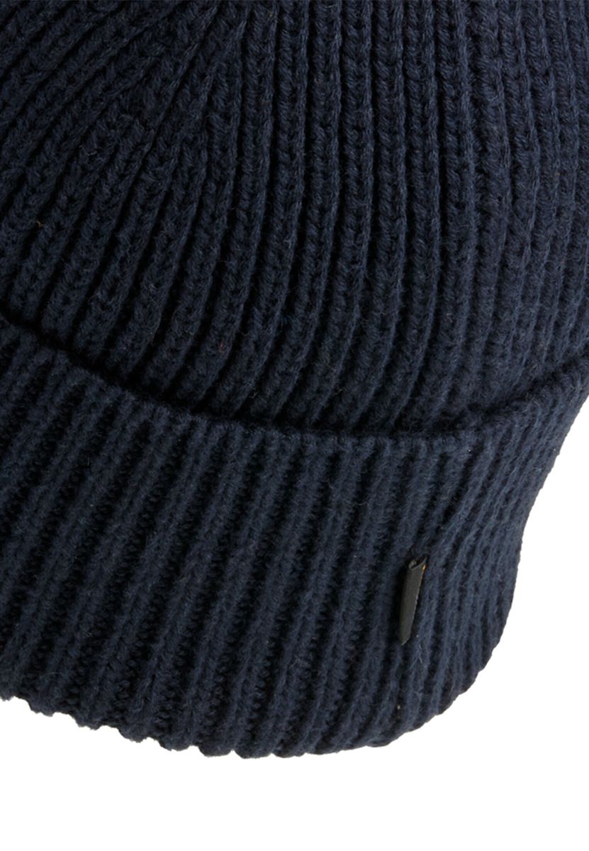 Beanie aus einem Baumwoll-Kaschmir Mix