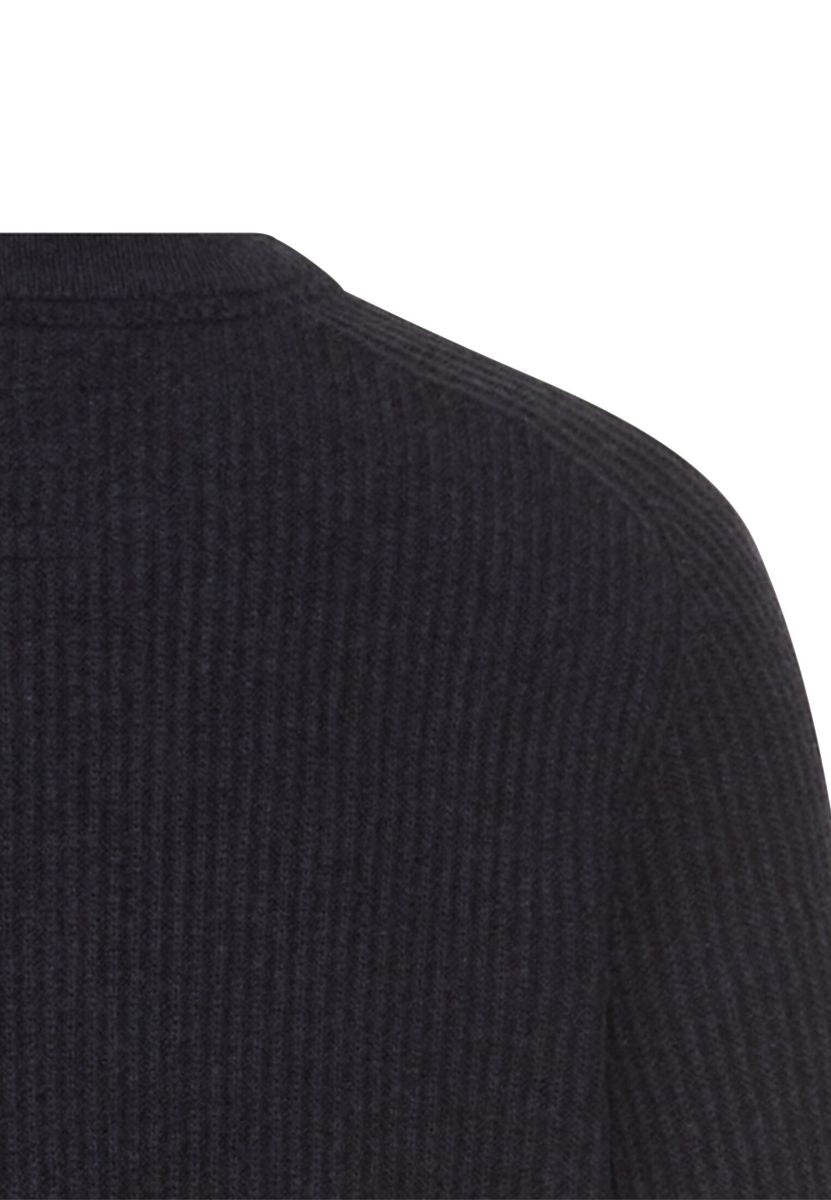Pullover aus reiner Wolle mit Raglanärmeln