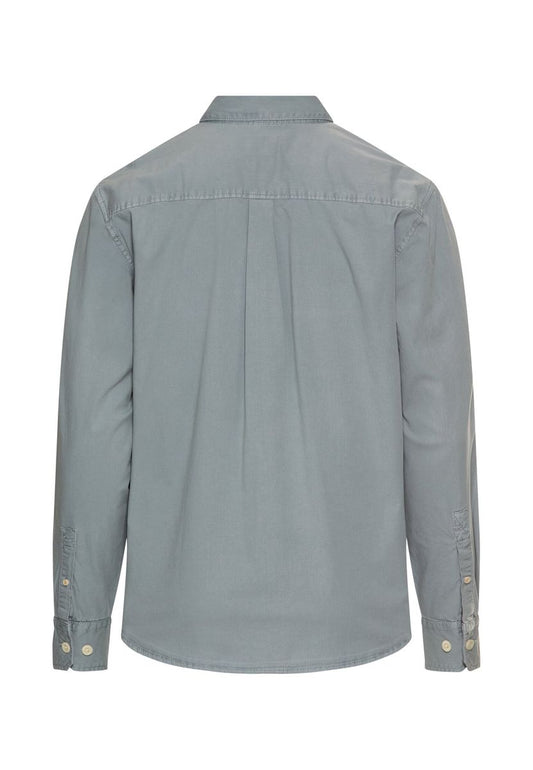 Langarmhemd mit Button-Down Kragen