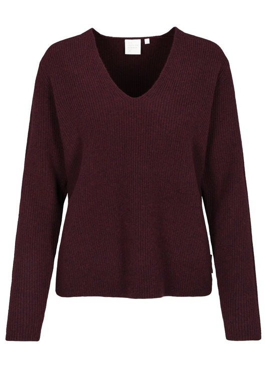 Chunky Merino V-Neck Pullover