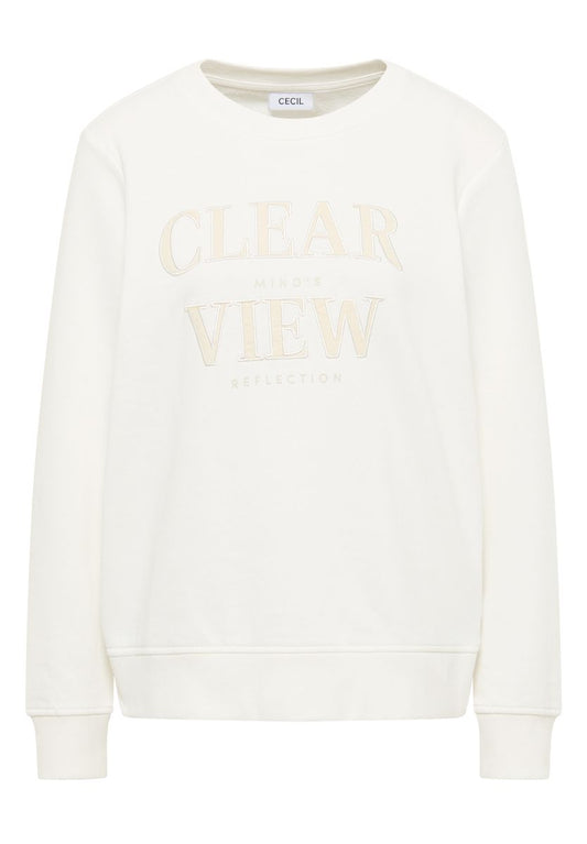 Sweatshirt mit Wording