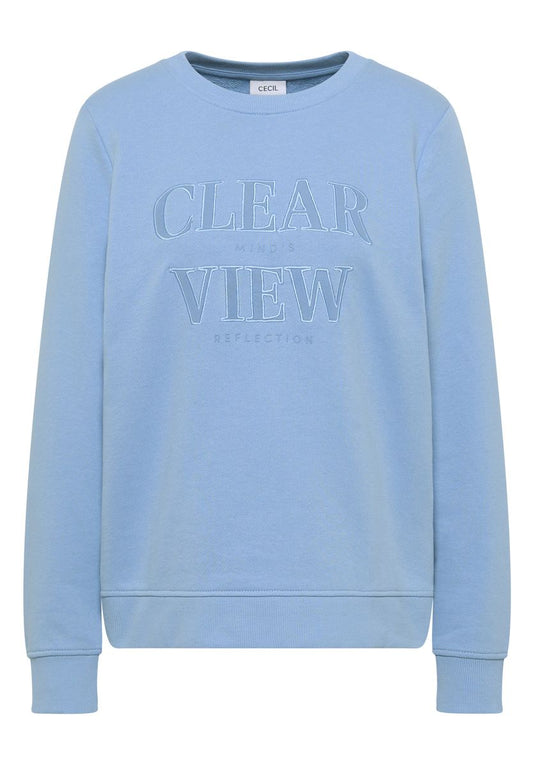 Sweatshirt mit Wording