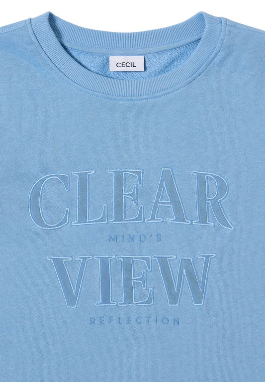 Sweatshirt mit Wording