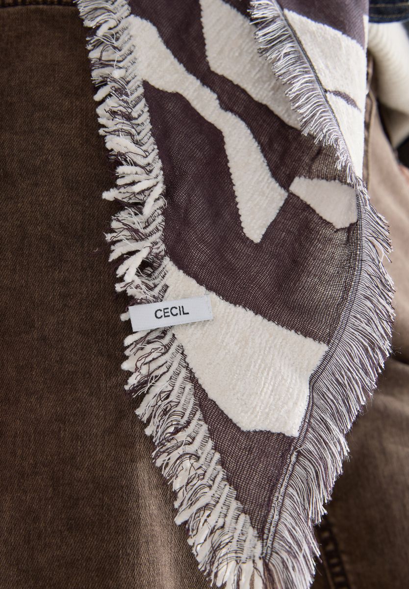 Chenille Dreieckstuch