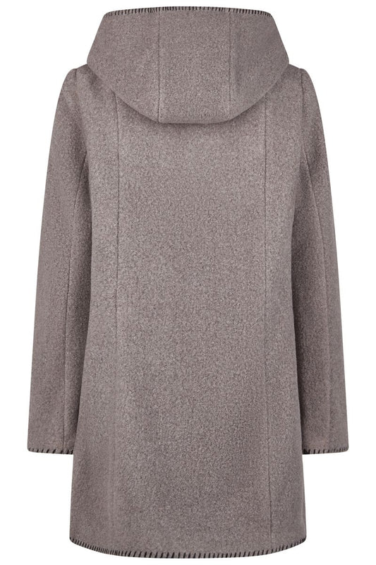 Wolljacke mit Kapuze