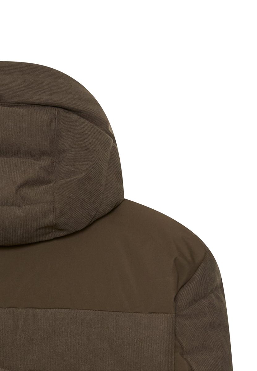 Steppjacke mit abnehmbarer Kapuze
