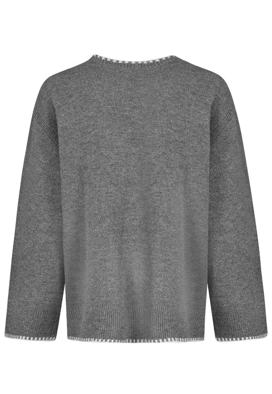 DOB Strick Pullover, langarm, Rundh