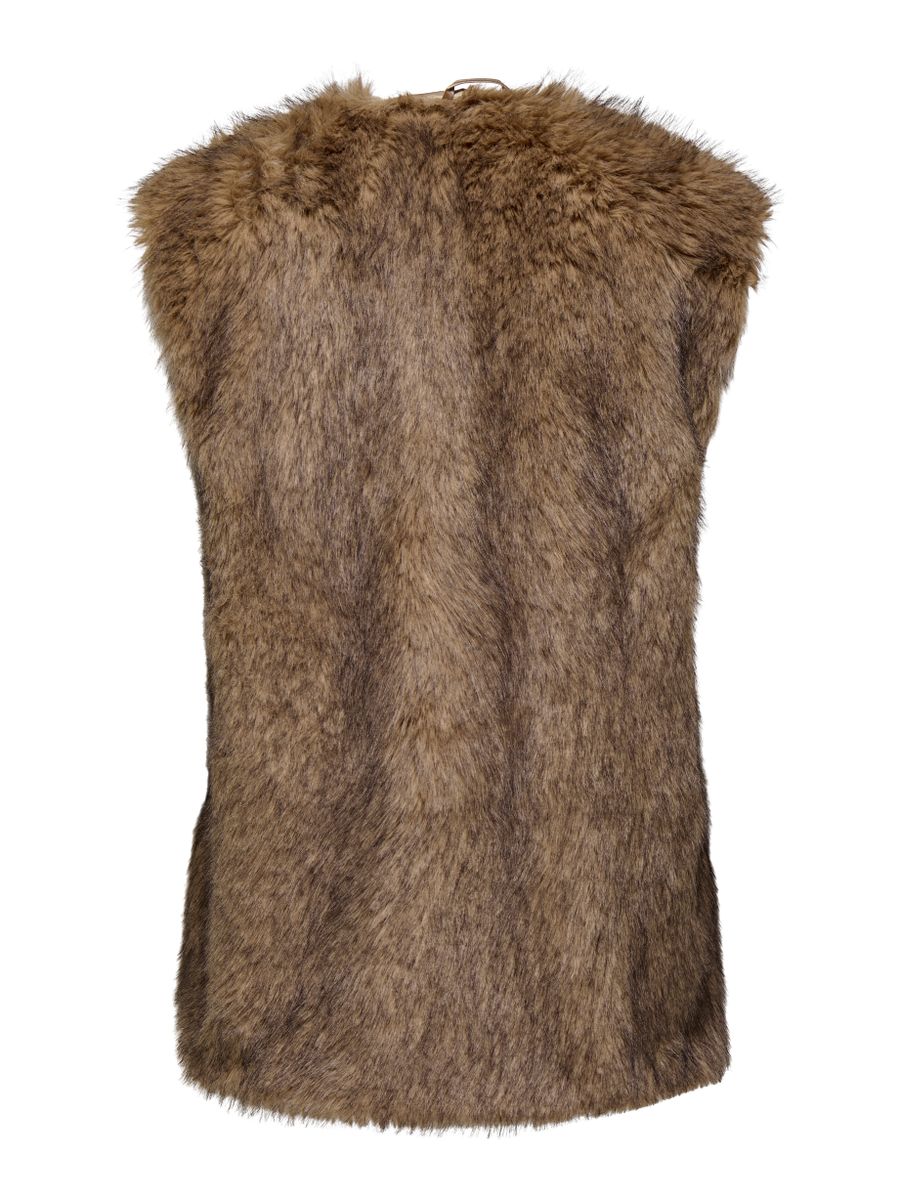 ONLDAWN LIFE FAUX FUR WAISTCOAT OTW