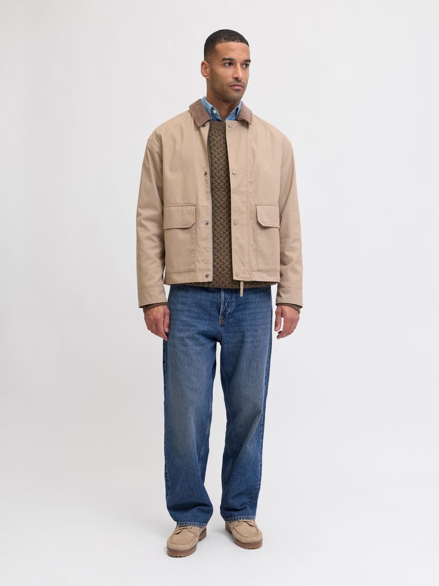 JPRBLUSEAN KNIT CABLE CREW NECK SN