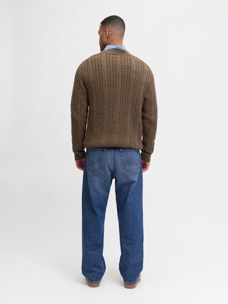 JPRBLUSEAN KNIT CABLE CREW NECK SN