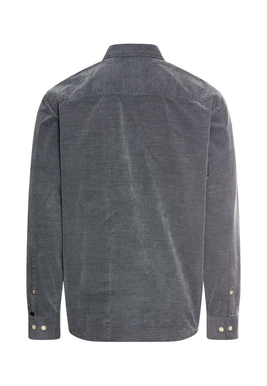 Langarmhemd mit aufgesetzten Taschen