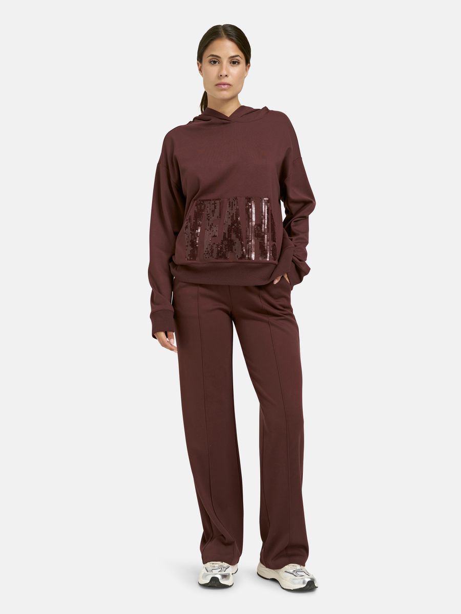 sweatshirt w/ hood kangaroo pocket 1/1 sleeve