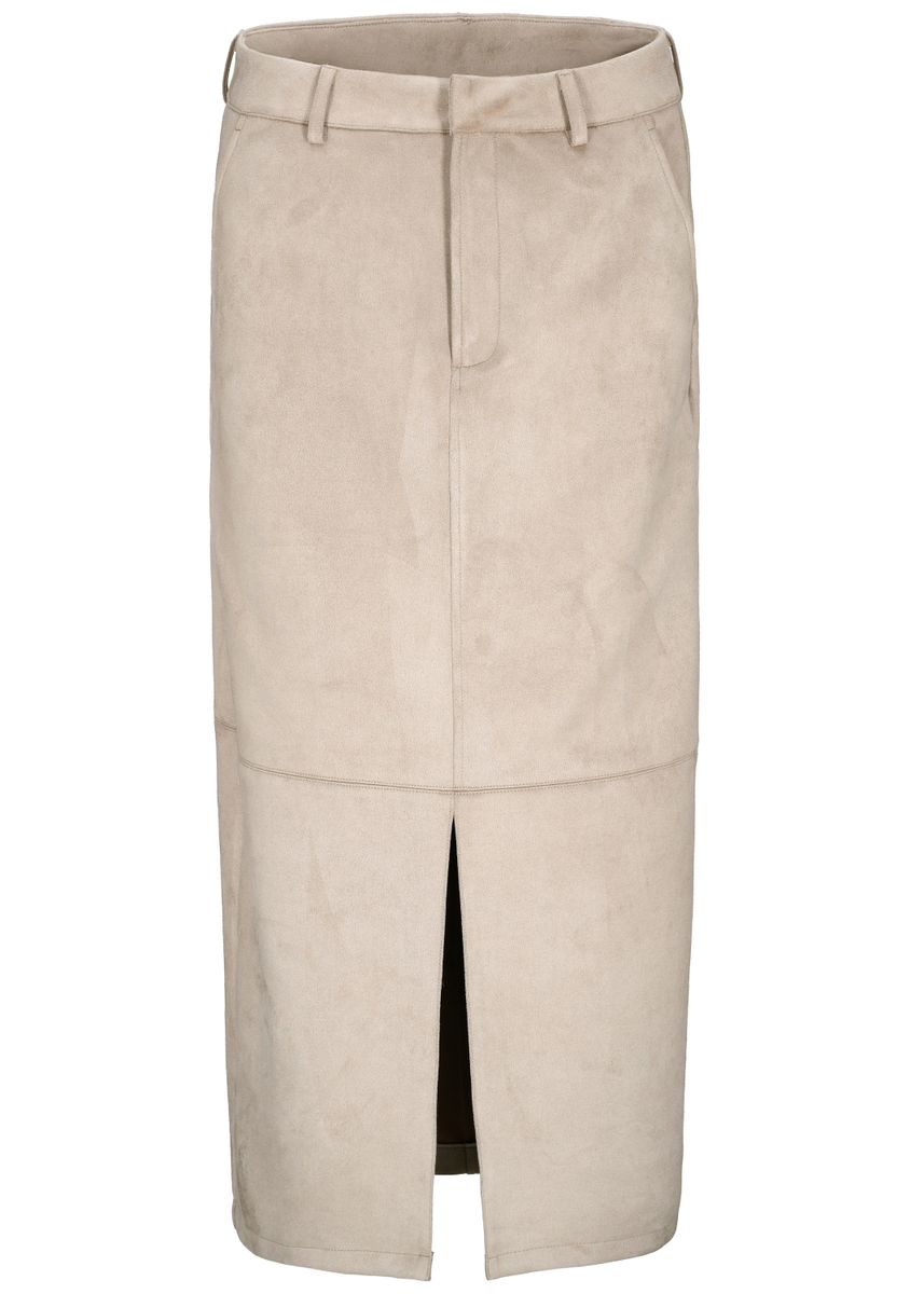 Vegan Suede Leather Skirt