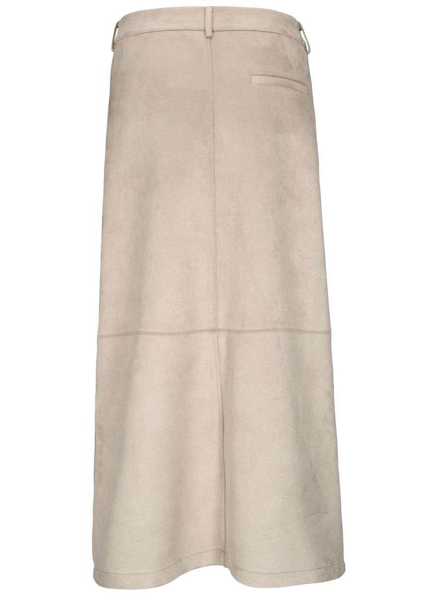 Vegan Suede Leather Skirt