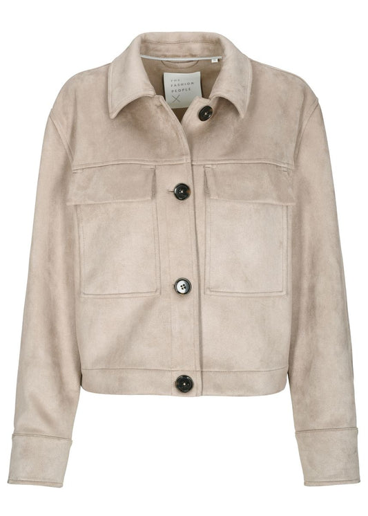 Vegan Suede Leather Jacket