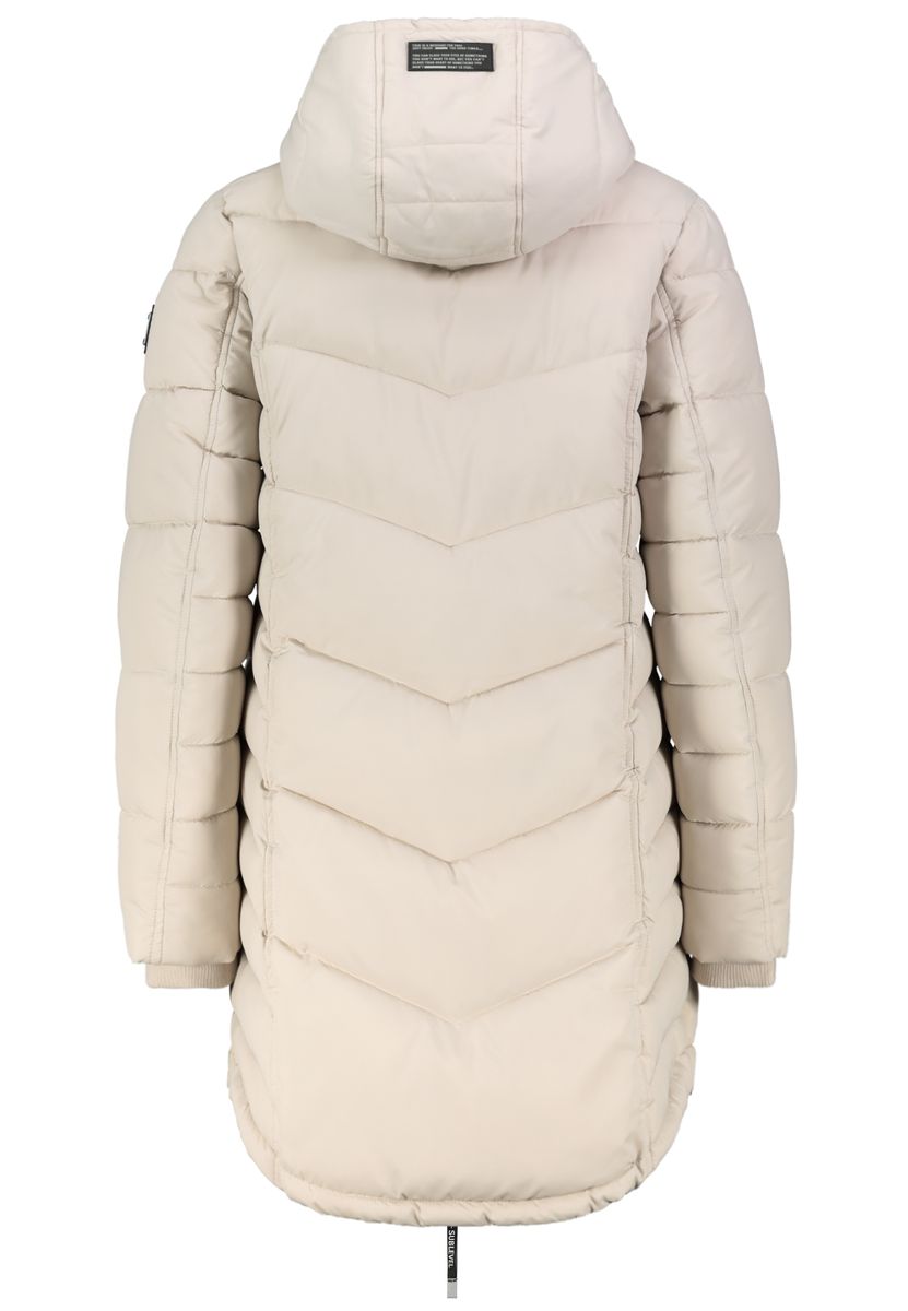 DOB Steppmantel, Kapuze, 2-Wege-RV