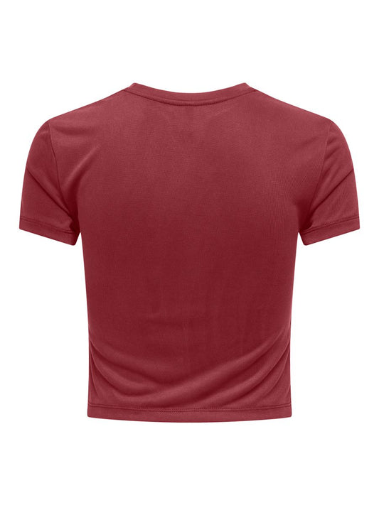 ONLHANNAH S/S O-NECK SHORT TOP JRS