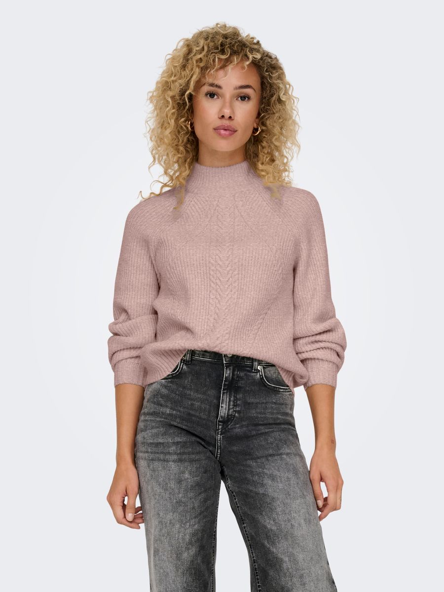 ONLKATIA LS DETAIL HIGHNECK KNT
