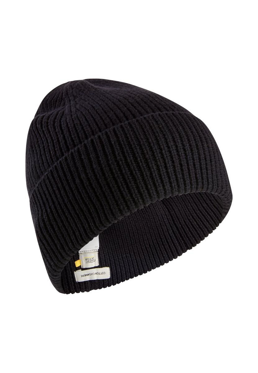 Beanie aus einem Baumwoll-Kaschmir Mix