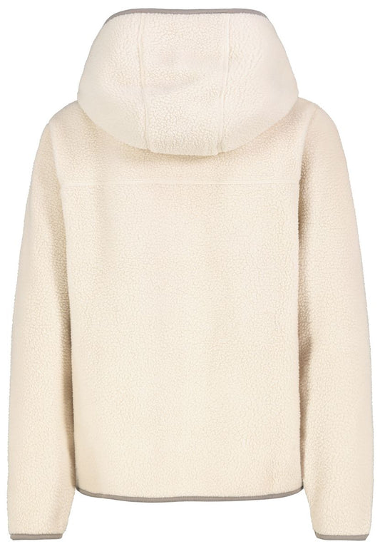 DOB-Fleece Jacke, Kapuze,Aufgesetze